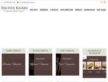 Tablet Screenshot of erciyesbambu.com